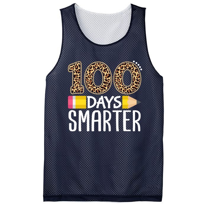 100 Days Smarter Teacher Or Student 100th Day Mesh Reversible Basketball Jersey Tank