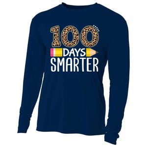 100 Days Smarter Teacher Or Student 100th Day Cooling Performance Long Sleeve Crew