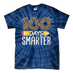 100 Days Smarter Teacher Or Student 100th Day Tie-Dye T-Shirt