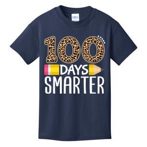 100 Days Smarter Teacher Or Student 100th Day Kids T-Shirt