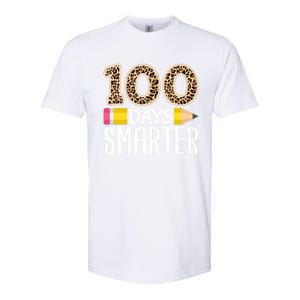 100 Days Smarter Teacher Or Student 100th Day Softstyle CVC T-Shirt