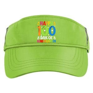 100 Days Smarter Kindergarten Happy 100 Day Of Kindergarten Gift Adult Drive Performance Visor