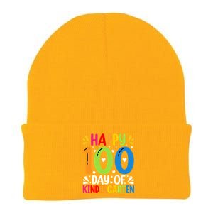 100 Days Smarter Kindergarten Happy 100 Day Of Kindergarten Gift Knit Cap Winter Beanie