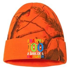 100 Days Smarter Kindergarten Happy 100 Day Of Kindergarten Gift Kati Licensed 12" Camo Beanie