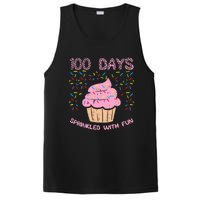 100 Days Sprinkled With Fun Cupcake 100th Day Of School Girl PosiCharge Competitor Tank