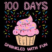 100 Days Sprinkled With Fun Cupcake 100th Day Of School Girl Wool Snapback Cap