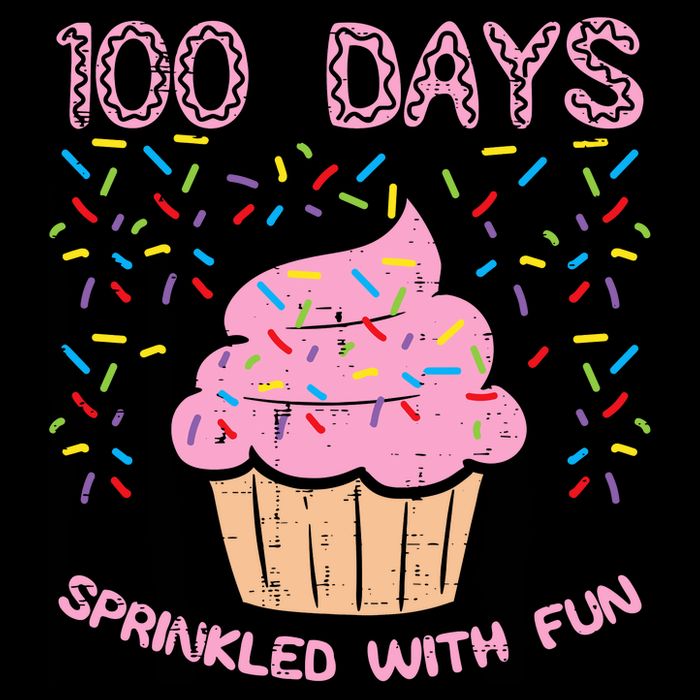 100 Days Sprinkled With Fun Cupcake 100th Day Of School Girl Wool Snapback Cap