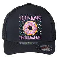 100 Days Sprinkled By Cute Donut 100 Days Of School Flexfit Unipanel Trucker Cap