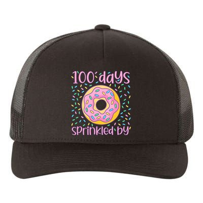 100 Days Sprinkled By Cute Donut 100 Days Of School Yupoong Adult 5-Panel Trucker Hat