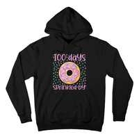 100 Days Sprinkled By Cute Donut 100 Days Of School Hoodie