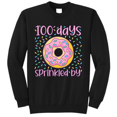 100 Days Sprinkled By Cute Donut 100 Days Of School Sweatshirt