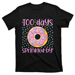 100 Days Sprinkled By Cute Donut 100 Days Of School T-Shirt