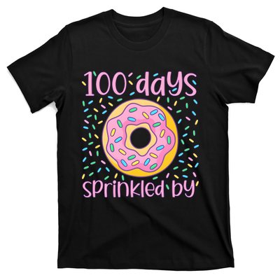 100 Days Sprinkled By Cute Donut 100 Days Of School T-Shirt