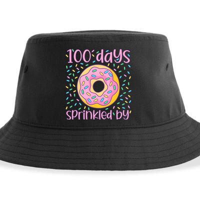 100 Days Sprinkled By Cute Donut 100 Days Of School Sustainable Bucket Hat