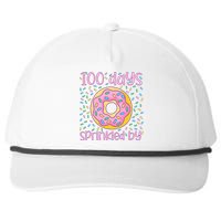 100 Days Sprinkled By Cute Donut 100 Days Of School Snapback Five-Panel Rope Hat