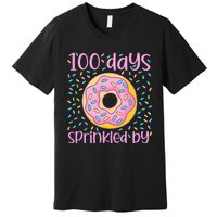 100 Days Sprinkled By Cute Donut 100 Days Of School Premium T-Shirt