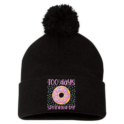 100 Days Sprinkled By Cute Donut 100 Days Of School Pom Pom 12in Knit Beanie