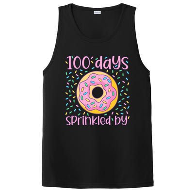 100 Days Sprinkled By Cute Donut 100 Days Of School PosiCharge Competitor Tank