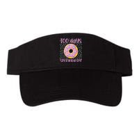 100 Days Sprinkled By Cute Donut 100 Days Of School Valucap Bio-Washed Visor