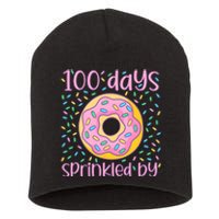 100 Days Sprinkled By Cute Donut 100 Days Of School Short Acrylic Beanie