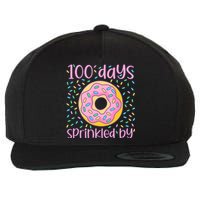 100 Days Sprinkled By Cute Donut 100 Days Of School Wool Snapback Cap