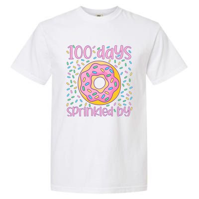 100 Days Sprinkled By Cute Donut 100 Days Of School Garment-Dyed Heavyweight T-Shirt