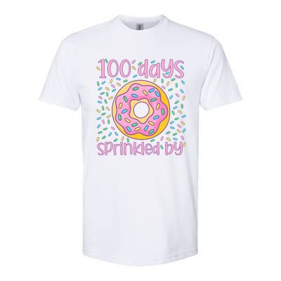 100 Days Sprinkled By Cute Donut 100 Days Of School Softstyle CVC T-Shirt