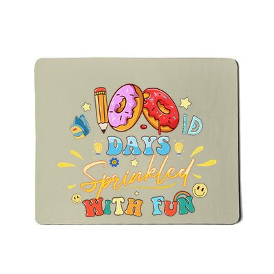 100 Days Sprinkled With Fun Donuts Happy 100th Day Of School Mousepad