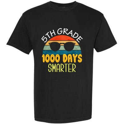 1000 Days Smarter Fifth 5th Grade Teacher Student Of School Garment-Dyed Heavyweight T-Shirt