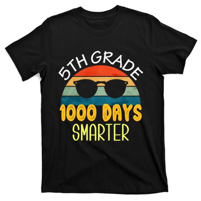 1000 Days Smarter Fifth 5th Grade Teacher Student Of School T-Shirt