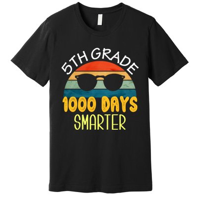 1000 Days Smarter Fifth 5th Grade Teacher Student Of School Premium T-Shirt