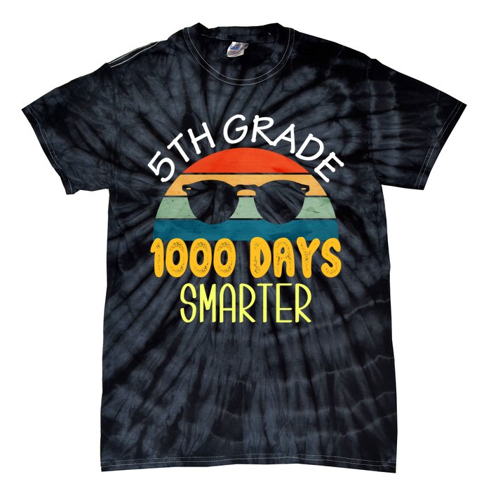 1000 Days Smarter Fifth 5th Grade Teacher Student Of School Tie-Dye T-Shirt