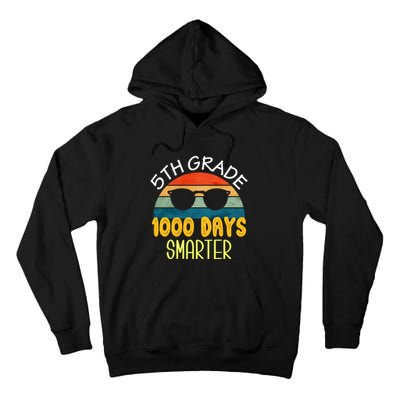 1000 Days Smarter Fifth 5th Grade Teacher Student Of School Tall Hoodie