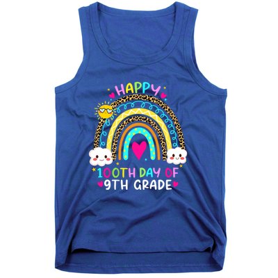 100 Days Smarter Ninth Grade 100th Day Of School 9th Grade Gift Tank Top