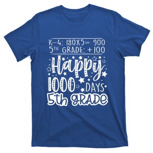 1000 Days Smarter Fifth Grade Teacher 100th Day Of School Gift T-Shirt