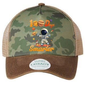 100 Days Smarter 100th Day Of School For Boy Girl Astronaut Gift Legacy Tie Dye Trucker Hat