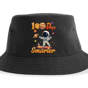 100 Days Smarter 100th Day Of School For Boy Girl Astronaut Gift Sustainable Bucket Hat