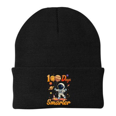 100 Days Smarter 100th Day Of School For Boy Girl Astronaut Gift Beanie