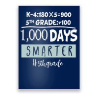 1000 days smarter - Fifth Grade Student Teacher gift Poster