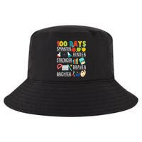 100 Days Smarter Kinder Stronger Braver Brighter 100 Days Of School Cool Comfort Performance Bucket Hat