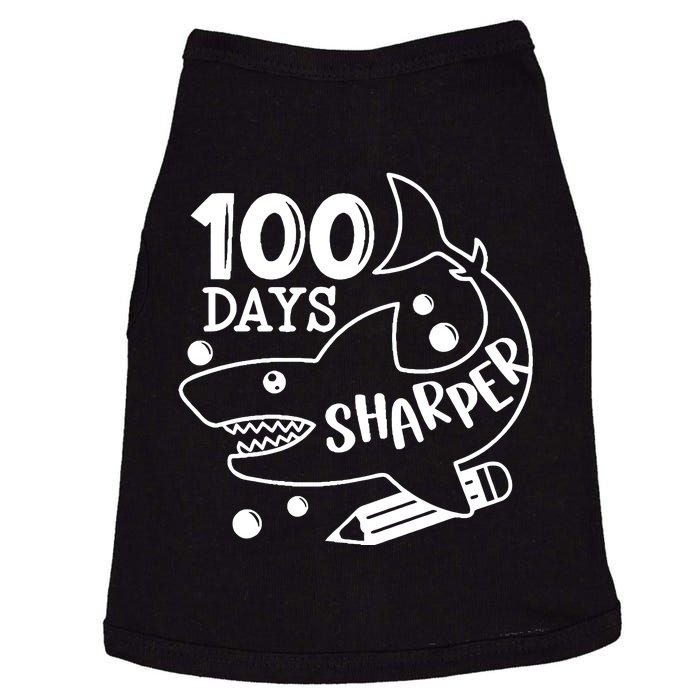 100 Days Sharper Funny Back To School Doggie Tank