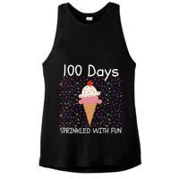 100 Days Sprinkled With Fun 100th Day Of School 100 Days Of School 100 Days Ladies PosiCharge Tri-Blend Wicking Tank