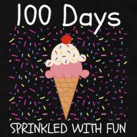 100 Days Sprinkled With Fun 100th Day Of School 100 Days Of School 100 Days Ladies PosiCharge Tri-Blend Wicking Tank