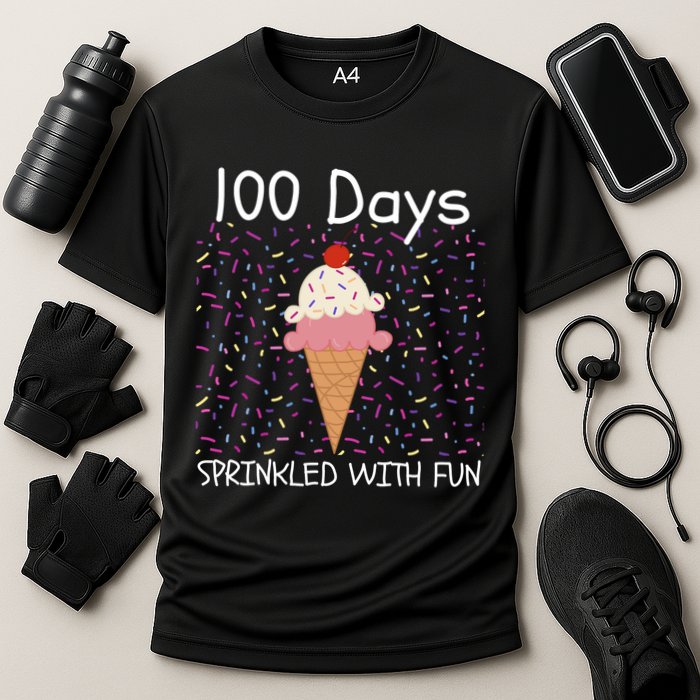 100 Days Sprinkled With Fun 100th Day Of School 100 Days Of School 100 Days Performance Shirt