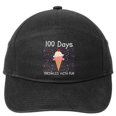 100 Days Sprinkled With Fun 100th Day Of School 100 Days Of School 100 Days 7-Panel Snapback Hat