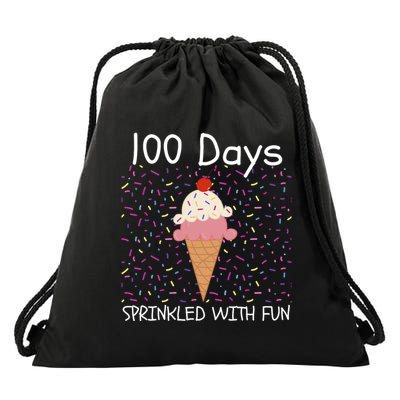 100 Days Sprinkled With Fun 100th Day Of School 100 Days Of School 100 Days Drawstring Bag