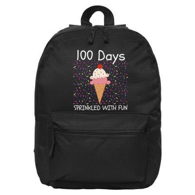100 Days Sprinkled With Fun 100th Day Of School 100 Days Of School 100 Days 16 in Basic Backpack