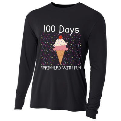 100 Days Sprinkled With Fun 100th Day Of School 100 Days Of School 100 Days Cooling Performance Long Sleeve Crew