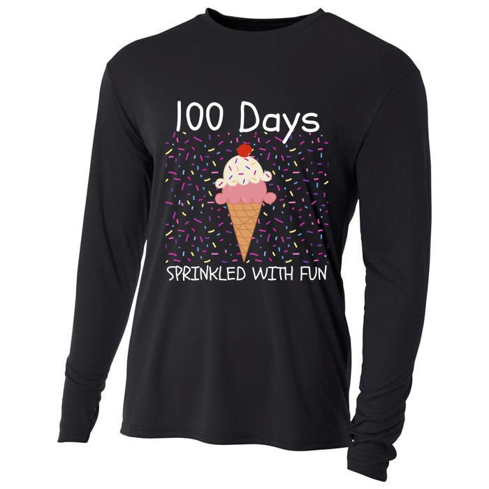 100 Days Sprinkled With Fun 100th Day Of School 100 Days Of School 100 Days Cooling Performance Long Sleeve Crew