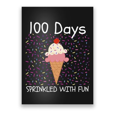 100 Days Sprinkled With Fun 100th Day Of School 100 Days Of School 100 Days Poster
